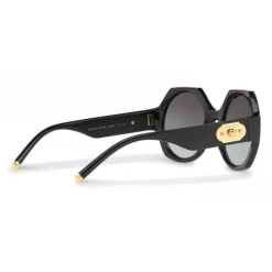 Dolce & Gabbana - Sunglasses in Nylon Fiber with Metal Plaque - Black - Dolce & Gabbana Eyewear - Avvenice