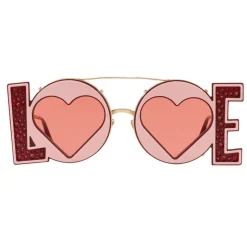 Dolce & Gabbana - Sunglasses in Gold Metal - Gold - Love - Sunglasses - Dolce & Gabbana Eyewear - Avvenice