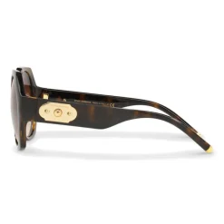 Dolce & Gabbana - Sunglasses in Nylon Fiber with Metal Plaque - Havana - Dolce & Gabbana Eyewear - Avvenice