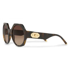 Dolce & Gabbana - Sunglasses in Nylon Fiber with Metal Plaque - Havana - Dolce & Gabbana Eyewear - Avvenice