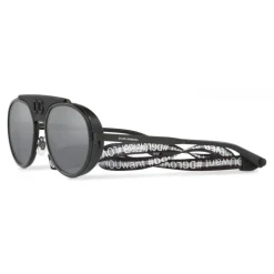 Dolce & Gabbana - Sunglasses in Metal with Fabric Band - Black - Dolce & Gabbana Eyewear - Avvenice