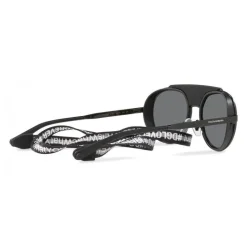 Dolce & Gabbana - Sunglasses in Metal with Fabric Band - Black - Dolce & Gabbana Eyewear - Avvenice