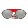 Dolce & Gabbana - Sunglasses in Metal with Fabric Band - Red - Dolce & Gabbana Eyewear - Avvenice