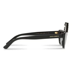 Dolce & Gabbana - Sunglasses Oval Cat-Eye Embellished with Crystals - Dolce & Gabbana Eyewear - Avvenice