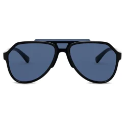 Dolce & Gabbana - Viale Piave 2.0 Sunglasses - Black Blue - Dolce & Gabbana Eyewear - Avvenice