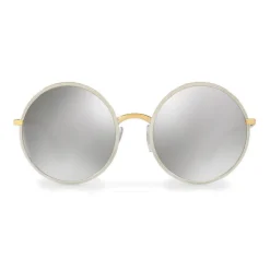 Dolce & Gabbana - Vintage Metal Sunglasses - Gold Silver - Dolce & Gabbana Eyewear - Avvenice