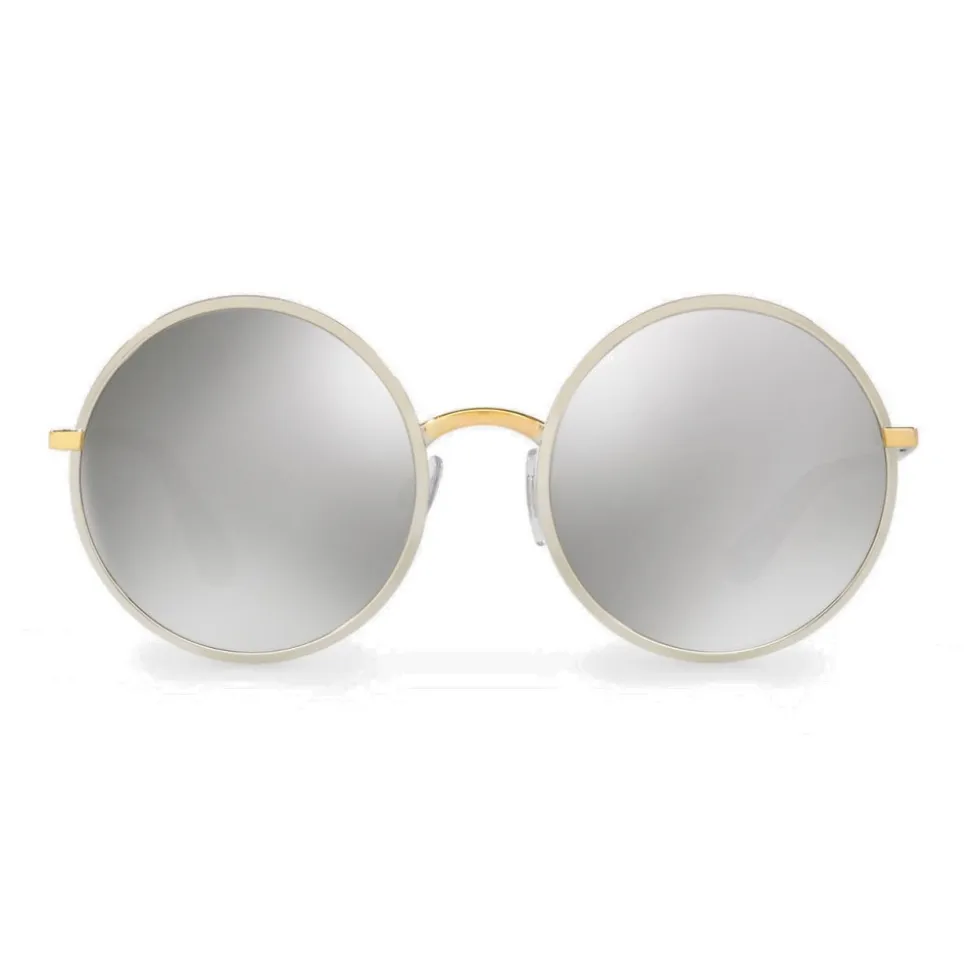 Dolce & Gabbana - Vintage Metal Sunglasses - Gold Silver - Dolce & Gabbana Eyewear - Avvenice