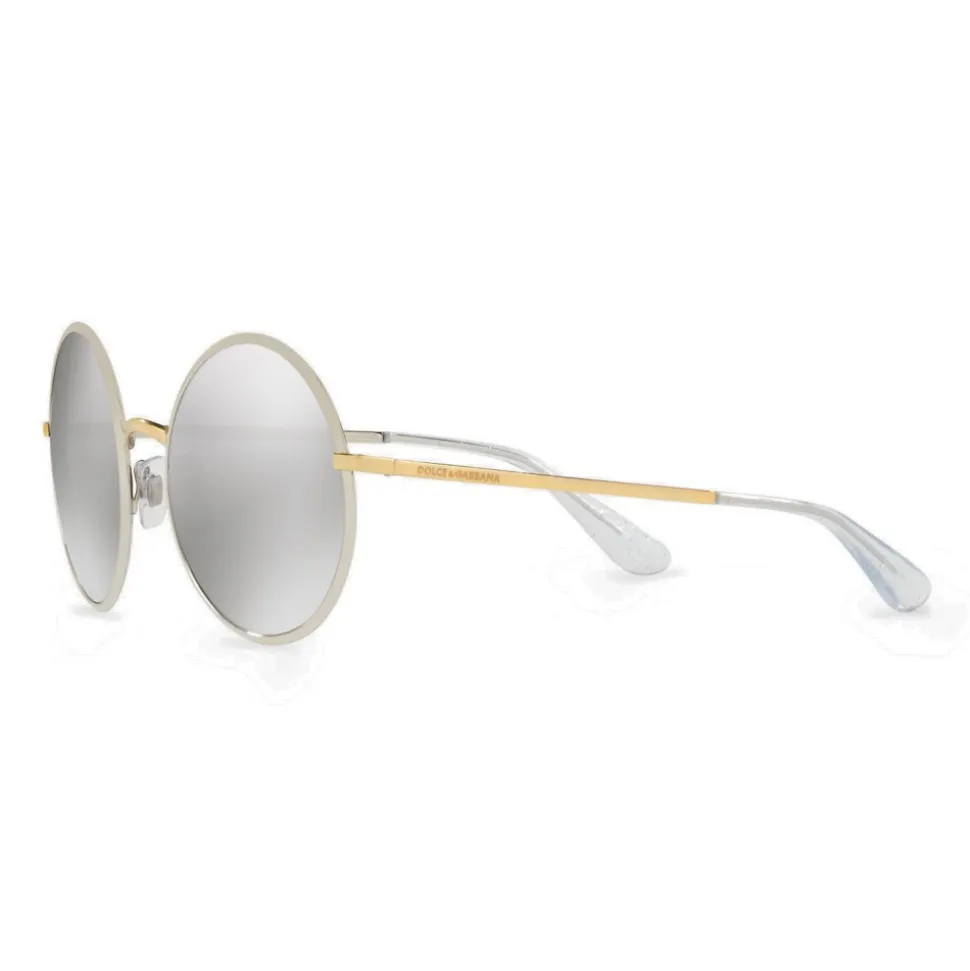 Dolce & Gabbana - Vintage Metal Sunglasses - Gold Silver - Dolce & Gabbana Eyewear - Avvenice