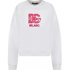 Dolce & Gabbana - White Sweatshirt - Dolce & Gabbana Exclusive Luxury Collection - Avvenice