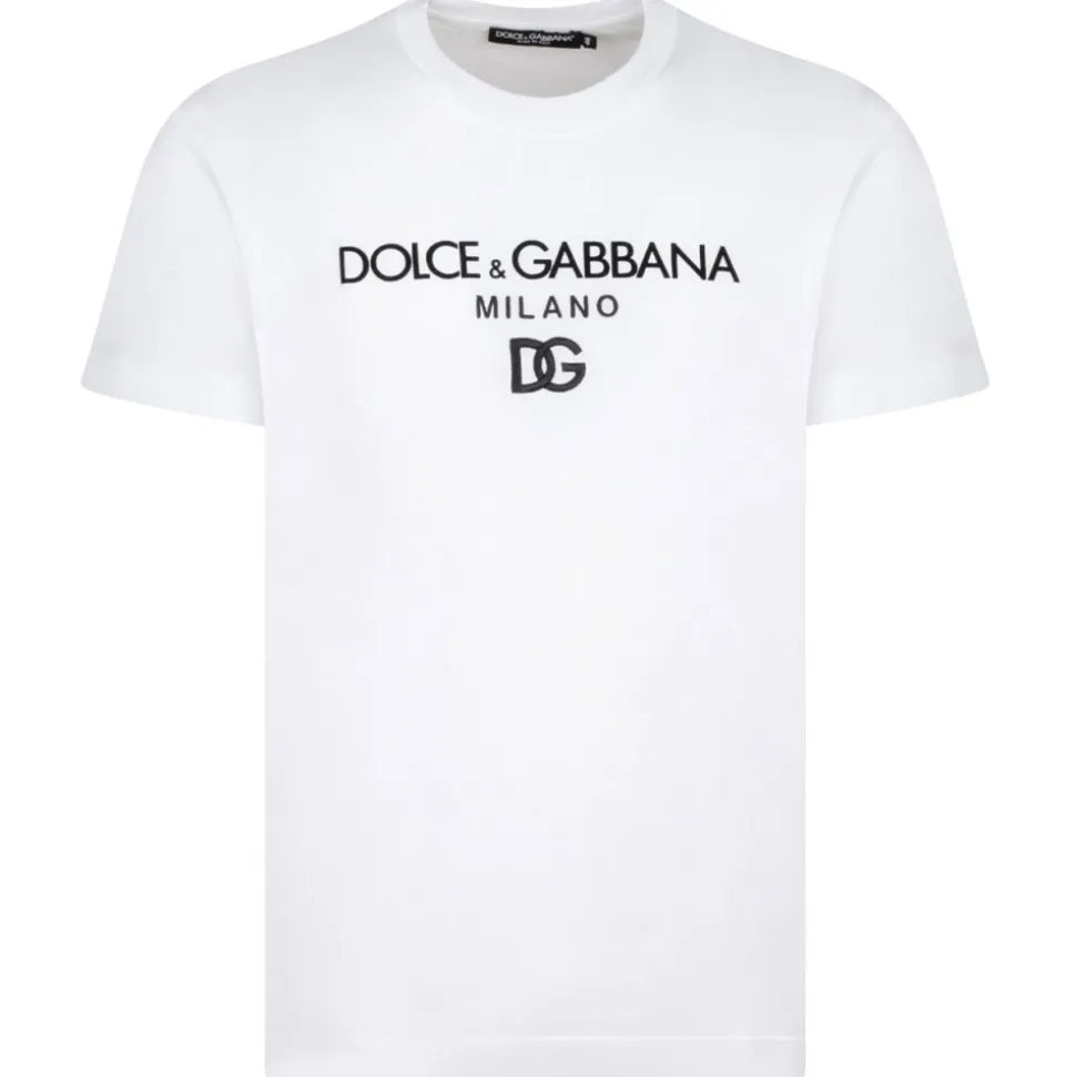 Dolce & Gabbana - White T-Shirt - Dolce & Gabbana Exclusive Luxury Collection - Avvenice