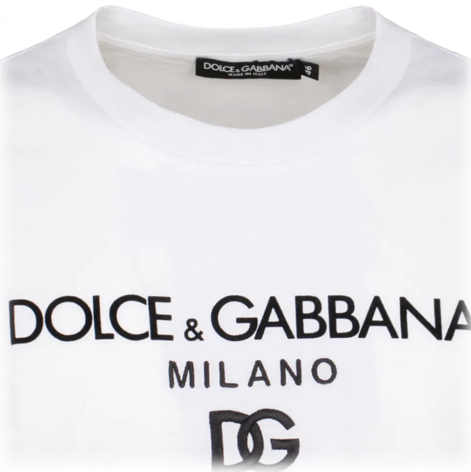 Dolce & Gabbana - White T-Shirt - Dolce & Gabbana Exclusive Luxury Collection - Avvenice