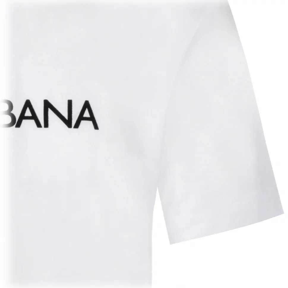 Dolce & Gabbana - White T-Shirt - Dolce & Gabbana Exclusive Luxury Collection - Avvenice