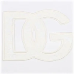 Dolce & Gabbana - White Jersey T-shirt with DG Logo Patch - Dolce & Gabbana Exclusive Luxury Collection - Avvenice