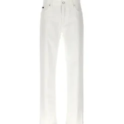 Dolce & Gabbana - White Jeans - Dolce & Gabbana Exclusive Luxury Collection - Avvenice