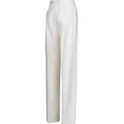 Dolce & Gabbana - White Wool Pants - Dolce & Gabbana Exclusive Luxury Collection - Avvenice