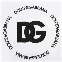 Dolce & Gabbana - White Cotton T-Shirt with DG Logo - Dolce & Gabbana Exclusive Luxury Collection - Avvenice