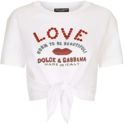 Dolce & Gabbana - White T-Shirt - Dolce & Gabbana Exclusive Luxury Collection - Avvenice