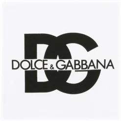 Dolce & Gabbana - White Cotton DG Print Logo T-Shirt - Dolce & Gabbana Exclusive Luxury Collection - Avvenice
