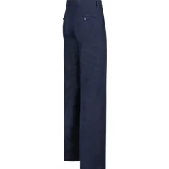 Dolce & Gabbana - Wide-Leg Blue Linen Pants - Dolce & Gabbana Exclusive Luxury Collection - Avvenice