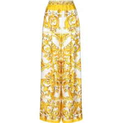 Dolce & Gabbana - Yellow Pants - Dolce & Gabbana Exclusive Luxury Collection - Avvenice
