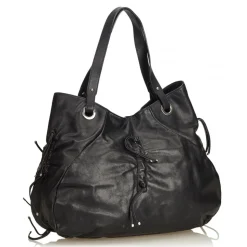 Dolce & Gabbana Vintage - Leather Tote Bag - Black - Leather Handbag - Luxury High Quality - Avvenice