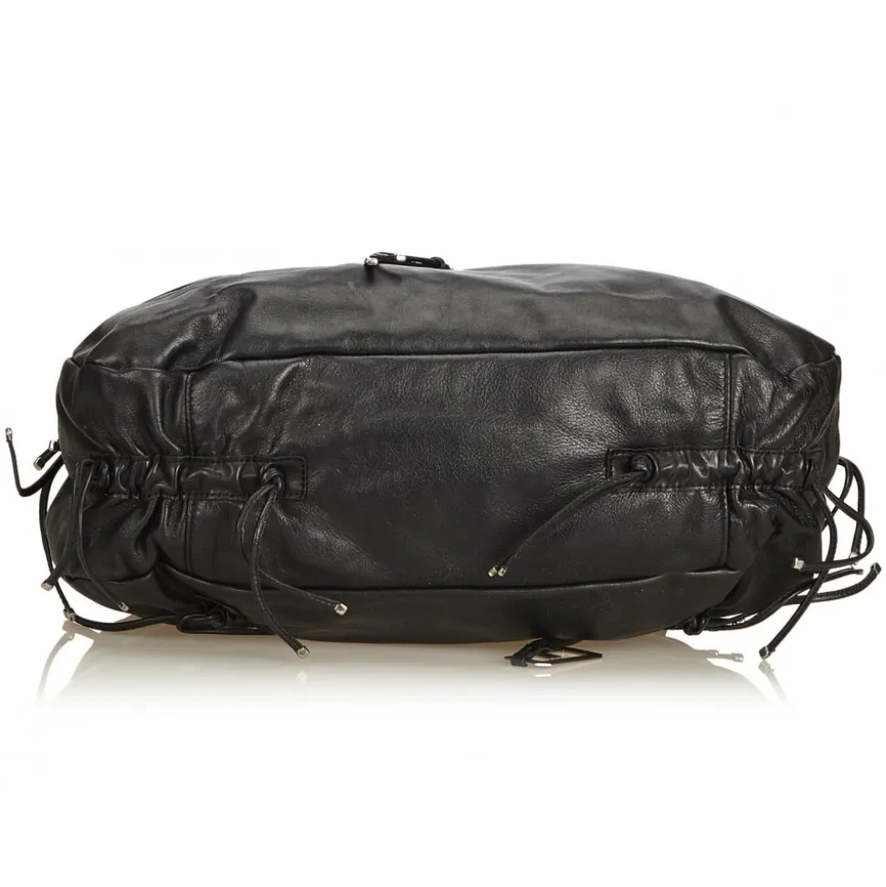 Dolce & Gabbana Vintage - Leather Tote Bag - Black - Leather Handbag - Luxury High Quality - Avvenice