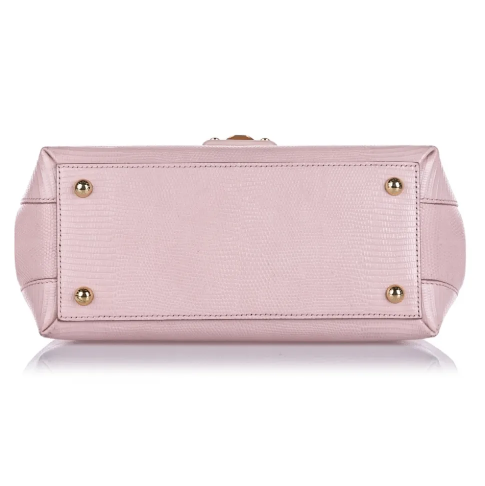 Dolce & Gabbana Vintage - Leather Lucia Satchel Bag - Pink - Leather Handbag - Luxury High Quality - Avvenice