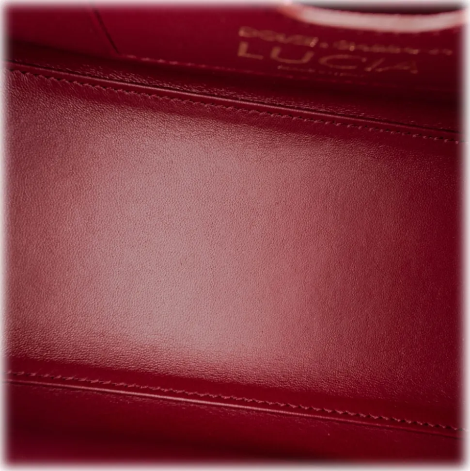 Dolce & Gabbana Vintage - Leather Lucia Satchel Bag - Pink - Leather Handbag - Luxury High Quality - Avvenice