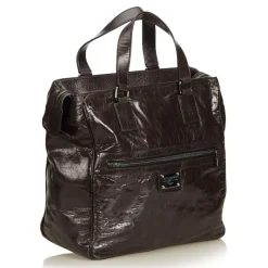 Dolce & Gabbana Vintage - Leather Handbag - Black - Leather Handbag - Luxury High Quality - Avvenice