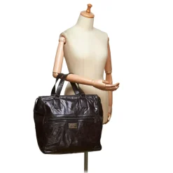 Dolce & Gabbana Vintage - Leather Handbag - Black - Leather Handbag - Luxury High Quality - Avvenice