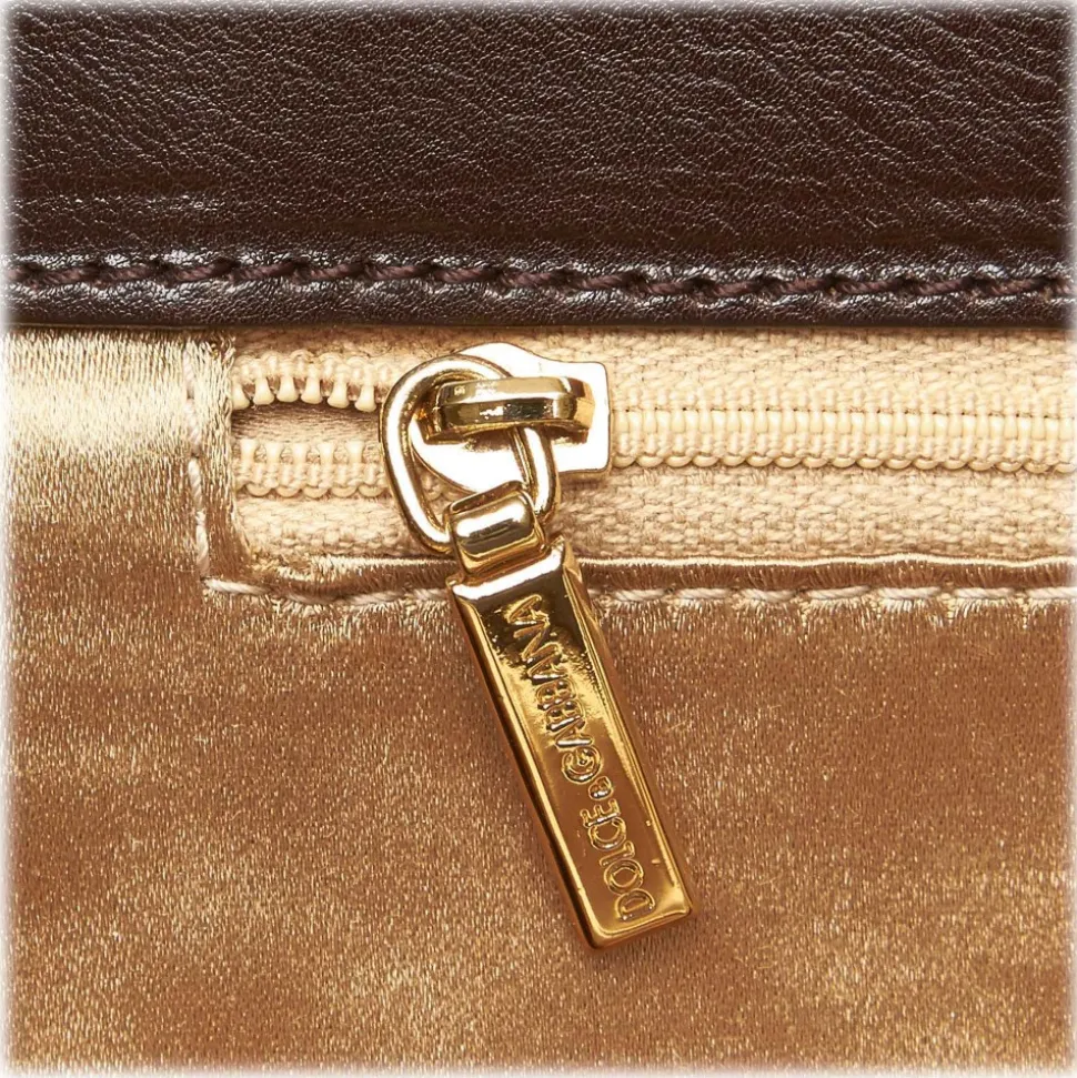 Dolce & Gabbana Vintage - Leopard Printed Ponyhair Tote Bag - Brown Beige - Leather Handbag - Luxury High Quality - Avvenice