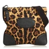 Dolce & Gabbana Vintage - Leopard Printed Cotton Crossbody Bag - Brown - Leather Handbag - Luxury High Quality - Avvenice