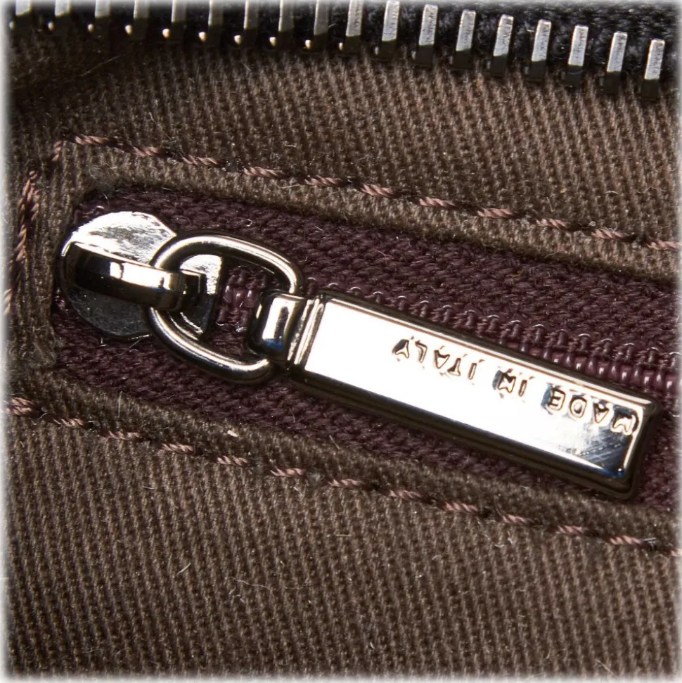 Dolce & Gabbana Vintage - Leopard Printed Cotton Crossbody Bag - Brown - Leather Handbag - Luxury High Quality - Avvenice