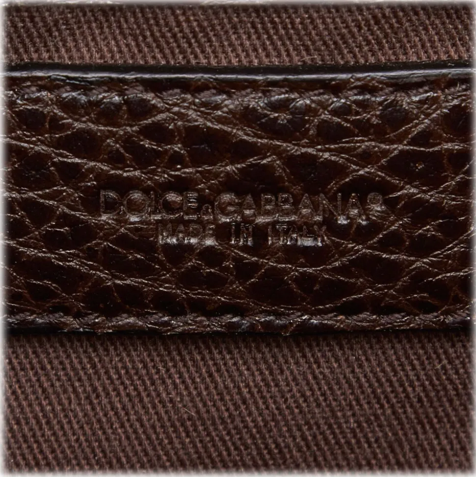 Dolce & Gabbana Vintage - Leopard Printed Pony Hair Hobo Bag - Brown - Leather Handbag - Luxury High Quality - Avvenice