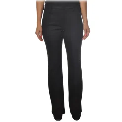 Dondup - Amelie Trousers Made of Stretch Fabric - Black - Trousers - Luxury Exclusive Collection - Avvenice