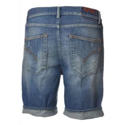 Dondup - Bermuda in Ripped Denim - Blue Jeans - Trousers - Luxury Exclusive Collection - Avvenice