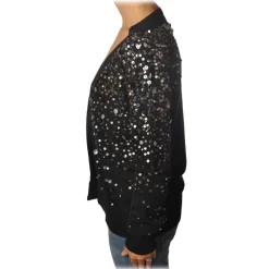 Dondup - Cardigan with Sequins - Black - Knitwear - Luxury Exclusive Collection - Avvenice