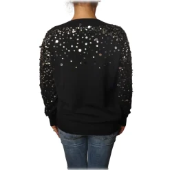 Dondup - Cardigan with Sequins - Black - Knitwear - Luxury Exclusive Collection - Avvenice