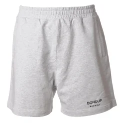Dondup - Cotton Bermuda with Logo - Light Gray - Trousers - Luxury Exclusive Collection - Avvenice