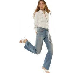 Dondup - Cotton Western Shirt - White - Shirt - Luxury Exclusive Collection - Avvenice