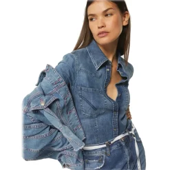 Dondup - Cotton Western Shirt - Blue - Shirt - Luxury Exclusive Collection - Avvenice