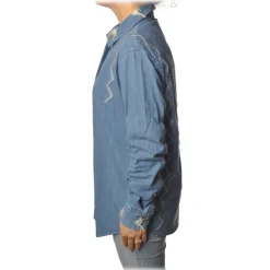 Dondup - Denim Shirt - Blue Jeans - Shirt - Luxury Exclusive Collection - Avvenice