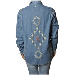 Dondup - Denim Shirt - Blue Jeans - Shirt - Luxury Exclusive Collection - Avvenice