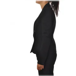 Dondup - Double-breasted Jacket with Various Buttons - Black - Jacket - Luxury Exclusive Collection - Avvenice