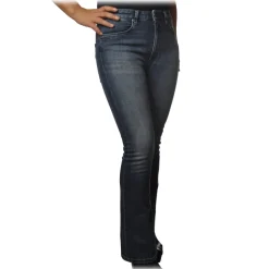 Dondup - Five Pocket Jeans Mandy Model - Dark Denim - Trousers - Luxury Exclusive Collection - Avvenice