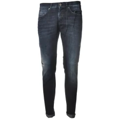 Dondup - Five Pocket Jeans George Model - Dark Denim - Trousers - Luxury Exclusive Collection - Avvenice