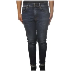 Dondup - Five Pocket Jeans Mila Model - Dark Denim - Trousers - Luxury Exclusive Collection - Avvenice