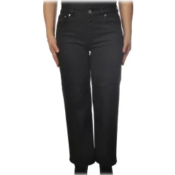 Dondup - Five Pockets Jeans Wide Leg - Black - Trousers - Luxury Exclusive Collection - Avvenice