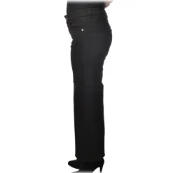 Dondup - Five Pockets Jeans Wide Leg - Black - Trousers - Luxury Exclusive Collection - Avvenice
