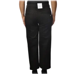 Dondup - Five Pockets Jeans Wide Leg - Black - Trousers - Luxury Exclusive Collection - Avvenice